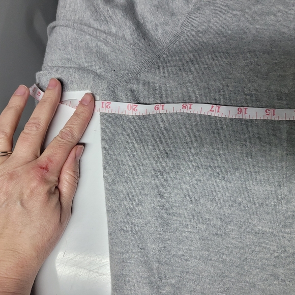 Loft Boyfriend Gray Open Front Cardigan Sweater - Picture 9 of 9